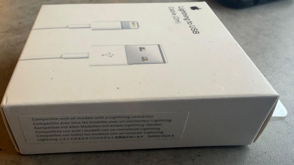 Cablu apple usb lightning 2m