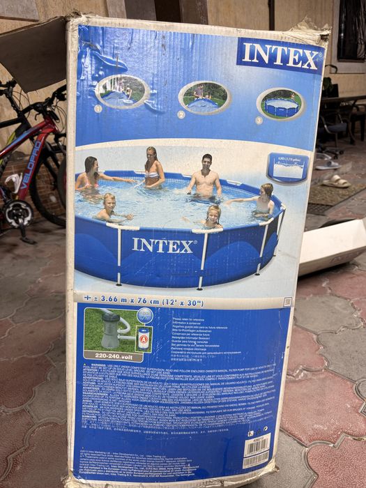 Каркасный бассейн Intex (3.66 м × 76 см)