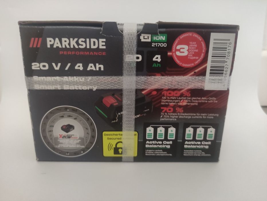 Baterie acumulator smart 20 V 4 ah Parkside Performance model nou