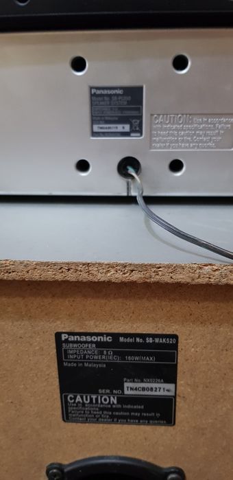 Сабвуфер и колонки