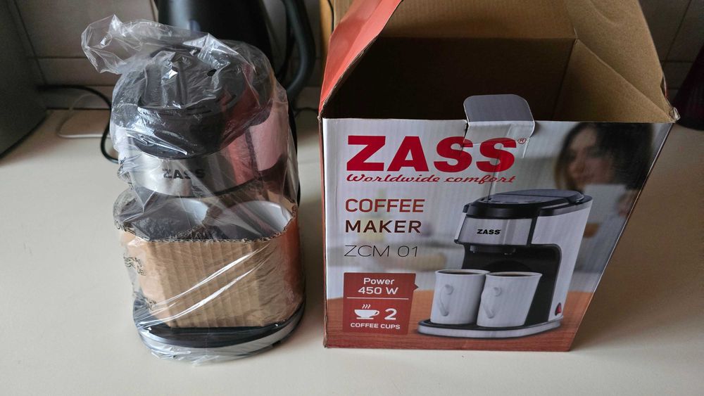 Cafetiera cu filtru permanent ZASS,  ZCM 01