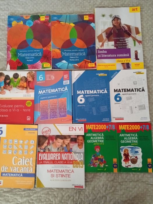 Pachet  11 culegeri/ manuale clasa a 6-a Noi