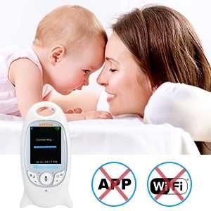 MYPIN Бебефон, 2.0" LCD екран Видео Бебефони с камера и нощно виждане