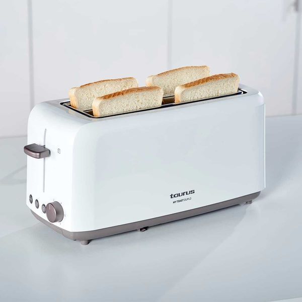 ПРОМО 2г Гаранция Нов Мощен Тостер TAURUS MY TOAST DUPLO, 1450 W