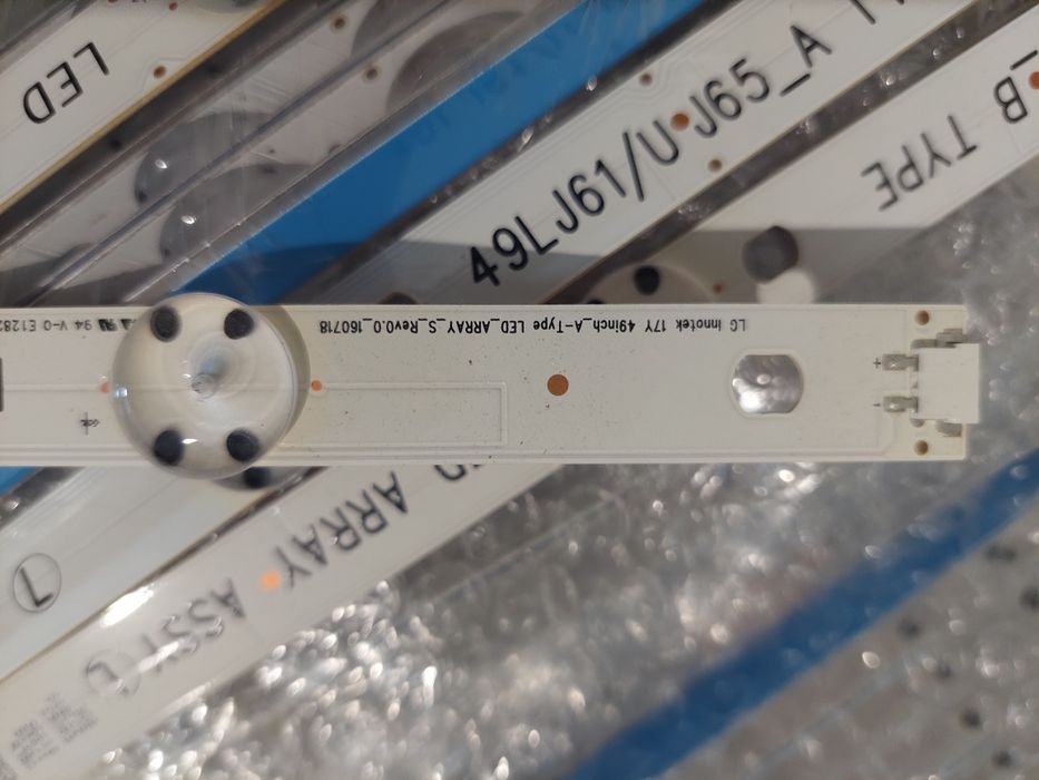 Set barete led TV LG 49" 4 barete de cu 6 leduri