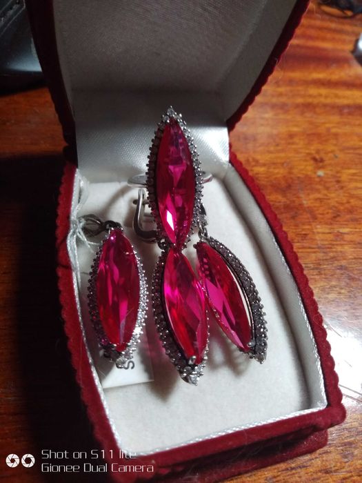 набор серебрянный