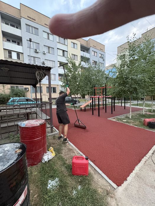 Резиновое покрытие тартан