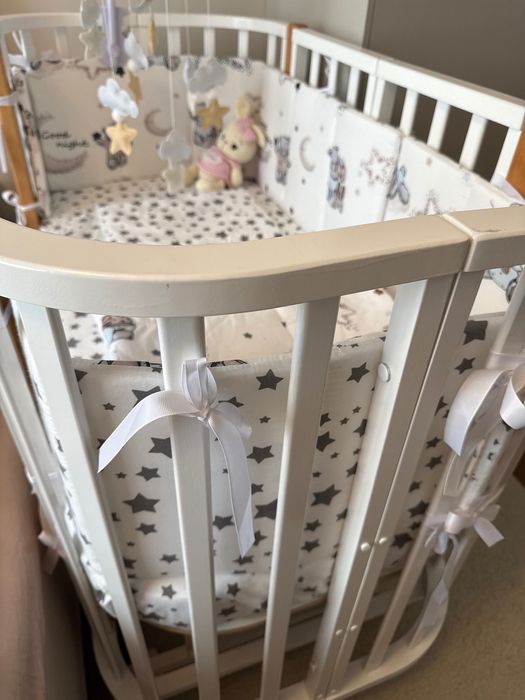 Детская кровать трансформер с маятником