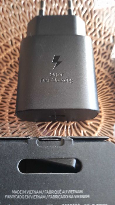 set incarcator Samsung Original Super Fast Charge 25w adaptor + cablu