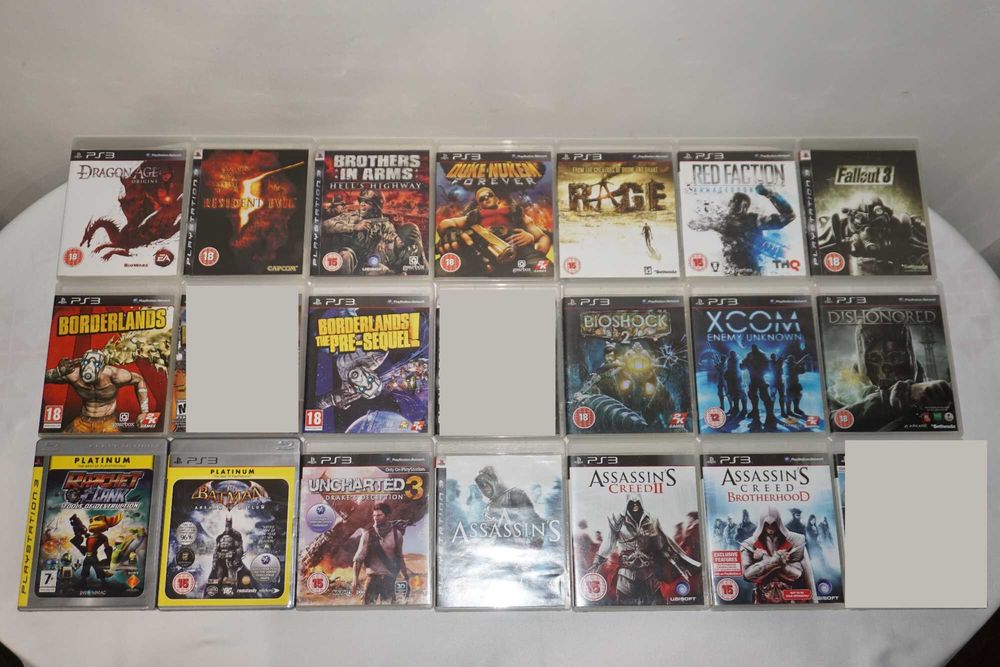 Лот от 89 игри за PS3 Resident Evil 5/Bioshock/NFS/GTA 4/MotoGP/GRID 2