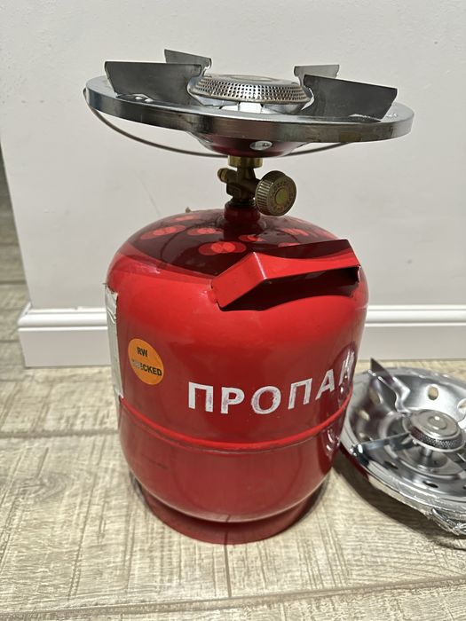 Butelie camping 5L noua cu arzator