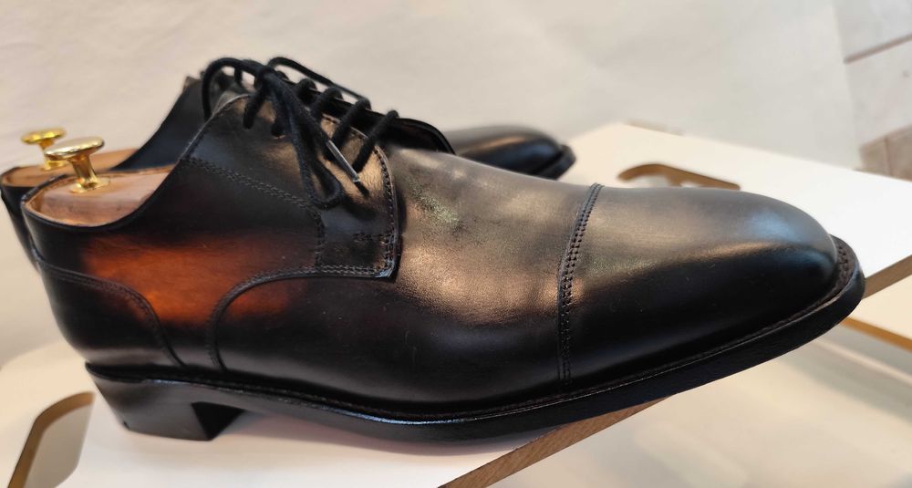 Pantofi cap toe 45 de lux Ludwig Reiter lucrati manual piele naturala