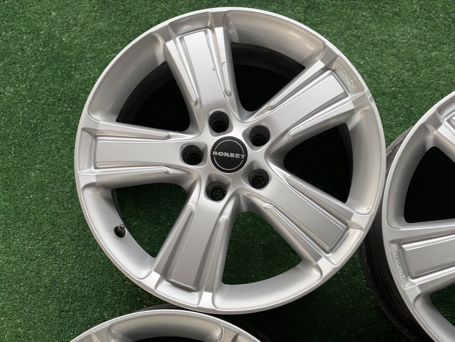 4бр. Алуминиеви 17” Джанти 5х114.3 *BORBET* за -HONDA/MAZDA/HYUNDAI/KIA/SUZUKI/японски- 7.5Jx17H2, ET50