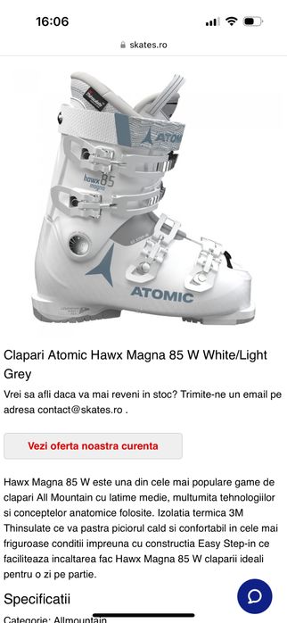 Clapari ski atomic