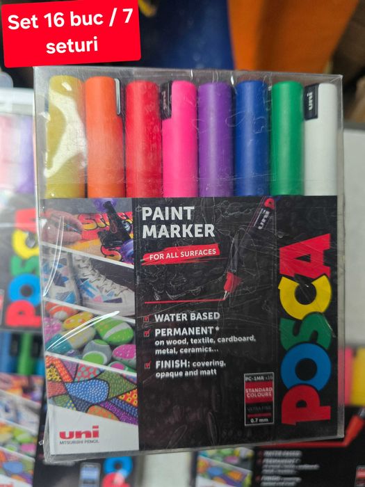 POSCA original, sigilate, SUPER oferta
