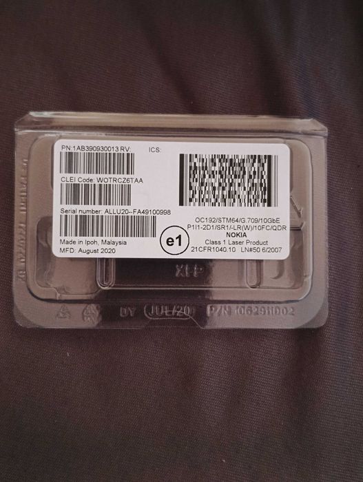 Transcever OC192 STM64