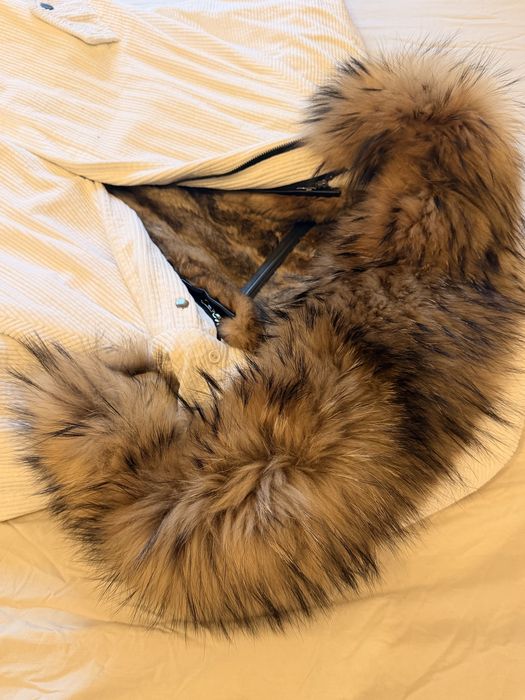 Парка с огромна яка от лисица