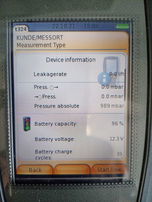 Testo 324 Уред за Тестване на налягане и откриване на утечки