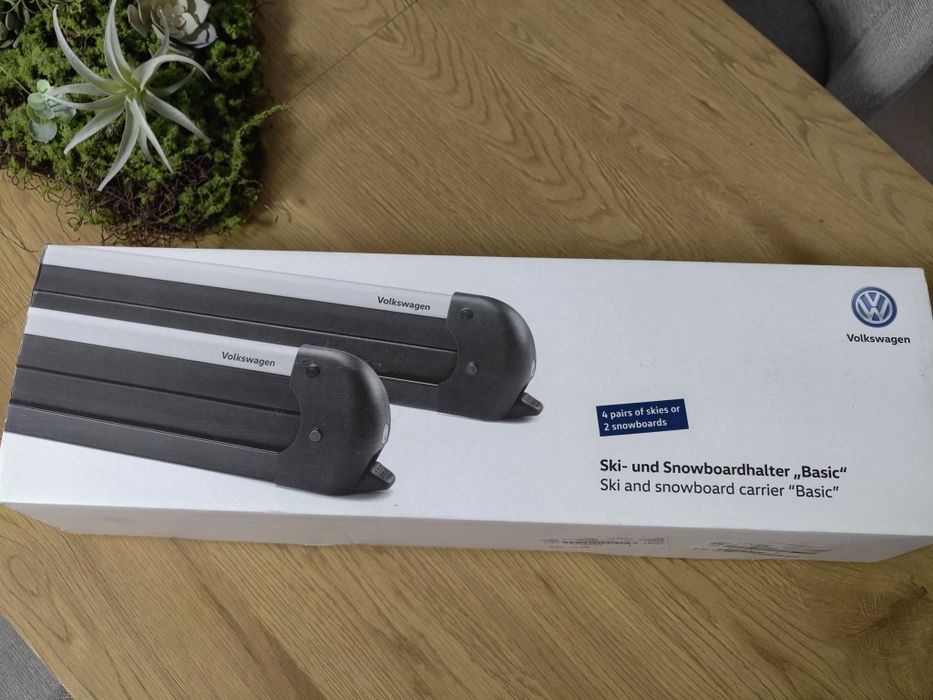 VW Original Ski / Snowboard Holder Basic 000071129M, NOU, sigilat