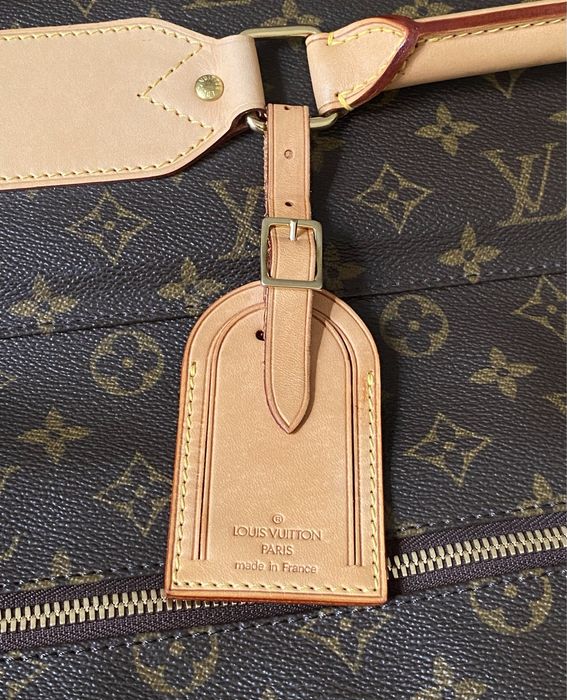 Оригинал LOUIS VUITTON кожаный Luggage Name Tag Tan Vachetta