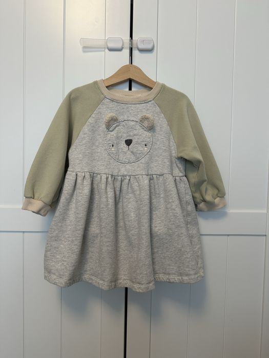 Lot 3 rochii cu maneci lungi Next, Mango si H&M, 104 cm