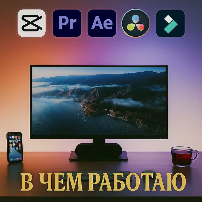 Видеомонтаж | монтаж видео | Reels, TikTok, Shorts, YouTube