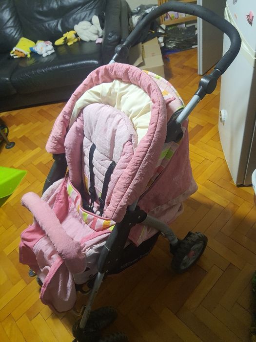 Детска комбинирана количка,сгъваема "Бертони"