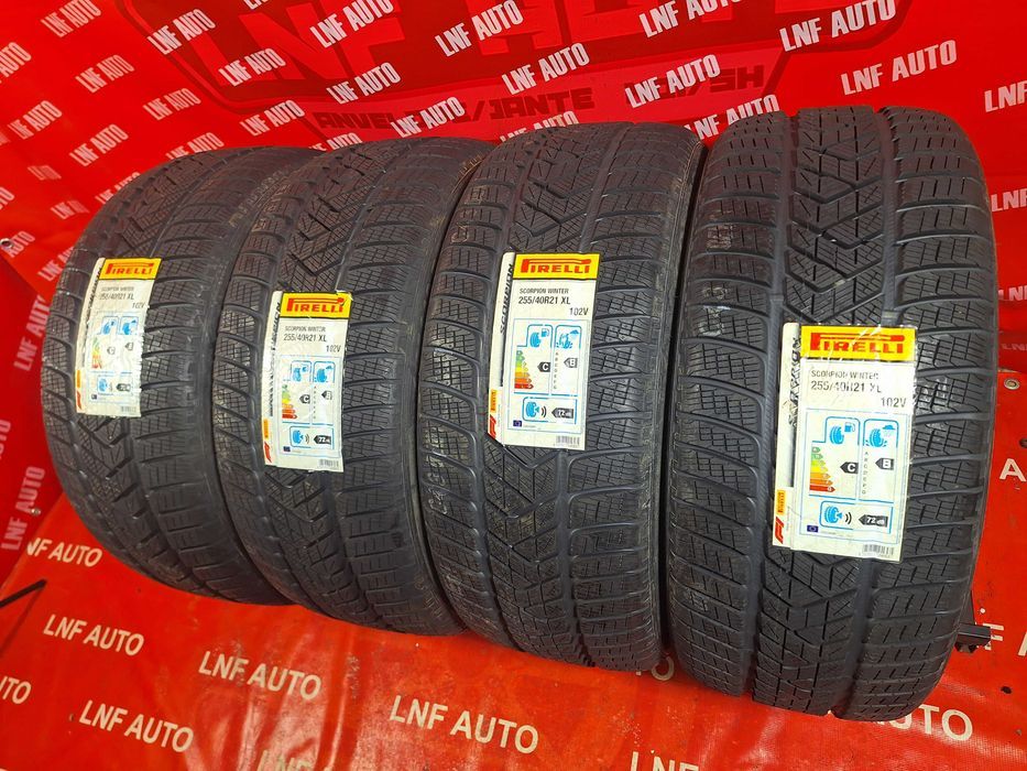 anvelope de iarna - 255/40/21 - pirelli - noi - dot 2020 !