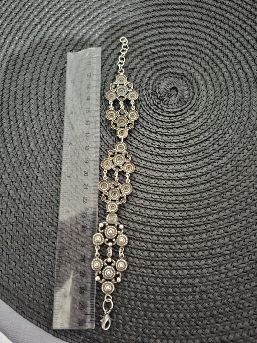 Bratara filigran alpaca 2.7 cm latime si 22 cm lungime