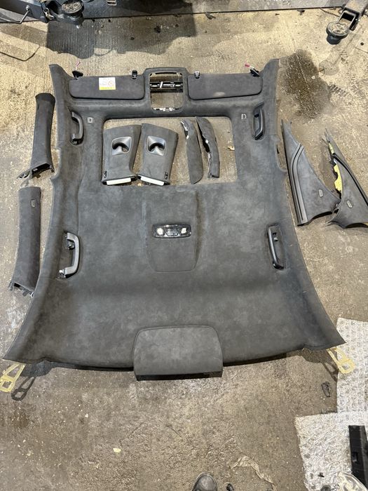 Таван bmw g11 g12 алкантара бмв г11 г12 алкантара черен таван