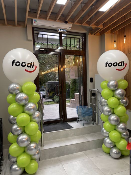 Арка из шаров на вход