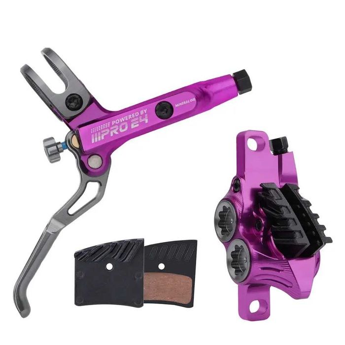 -55%Намаление Мощни 4 бутални хидравлични спирачки за велосипед колело