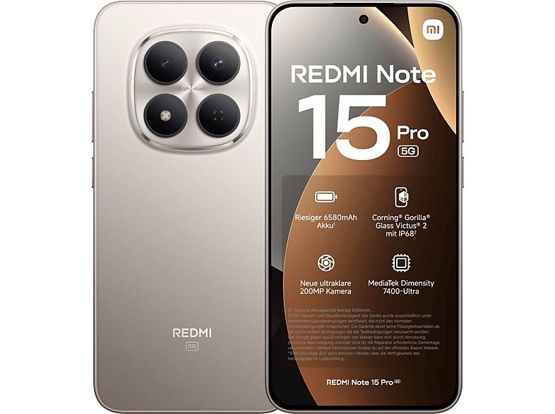 НОВ! Xiaomi Redmi Note 15 Pro 5G 512GB 12RAM Black / Blue / Titanium 2г. Гаранция!