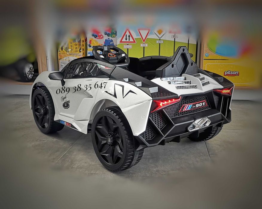 ТОП ЦЕНАНОВО!Акумулаторна кола CORDOBA WHITE с 12V батерия,Bluetooth