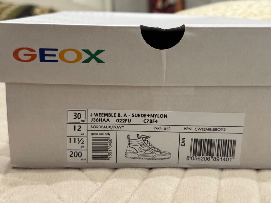 Детские демисезонные ботинки Geox