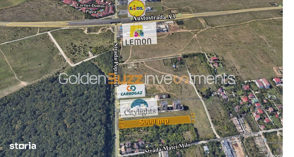Teren 5.000 mp – Str. Popasului | Oportunitate dezvoltare sau asociere