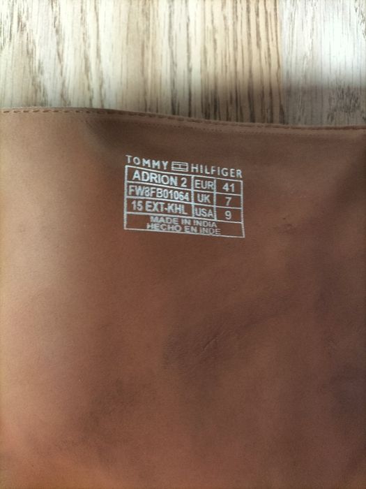 Cizme- cizme. piele Tommy Hilfiger noi