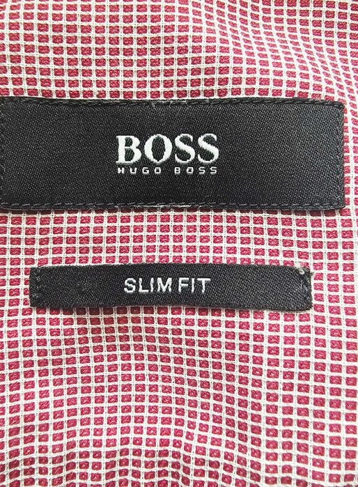 Cămașă bărbați  BOSS, mărimea 39 (15 ½),M  Slim Fit, model deosebit