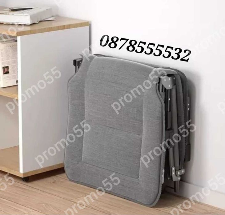 Регулеруемо Походно Легло – Шезлонг с Матрак за Къмпинг, Басейн, Дом