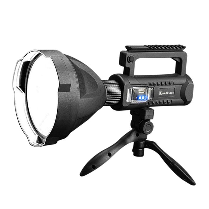 Lanterna LED IdeallStore, Search Master, reincarcabila, trepied inclus