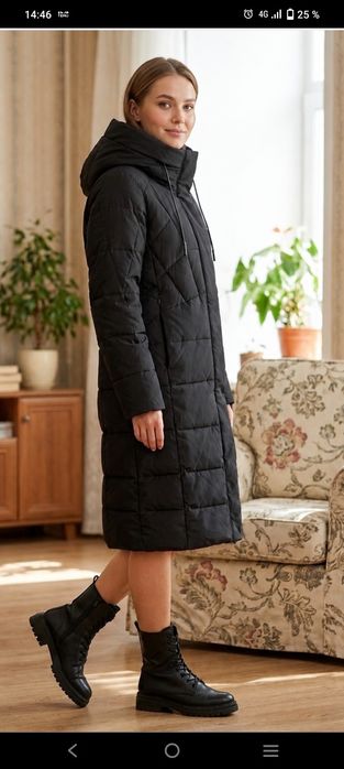 Продам пуховик женский 48 размер