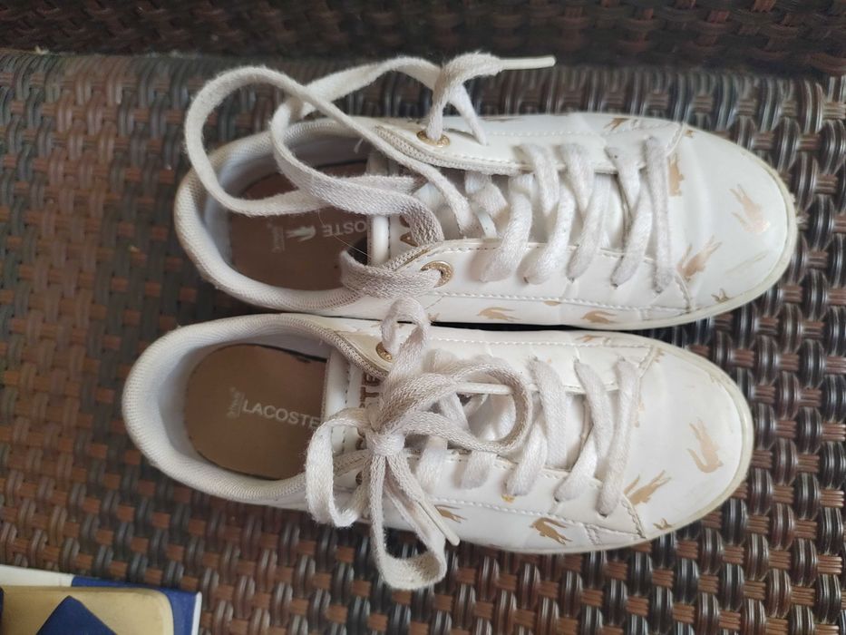 Lacoste + кожени обувки