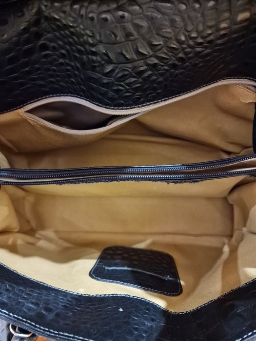 Чанта естествена телешка кожа