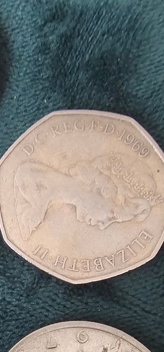 1969 Elizabeth ll  50 new pence