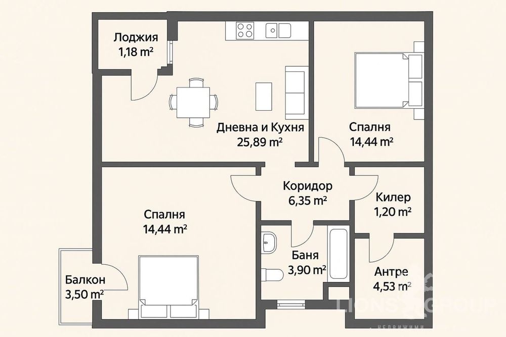Продава се Тристаен апартамент в Варна, Изгрев - 115 кв.м за 793 €/кв.м - Снимка #3