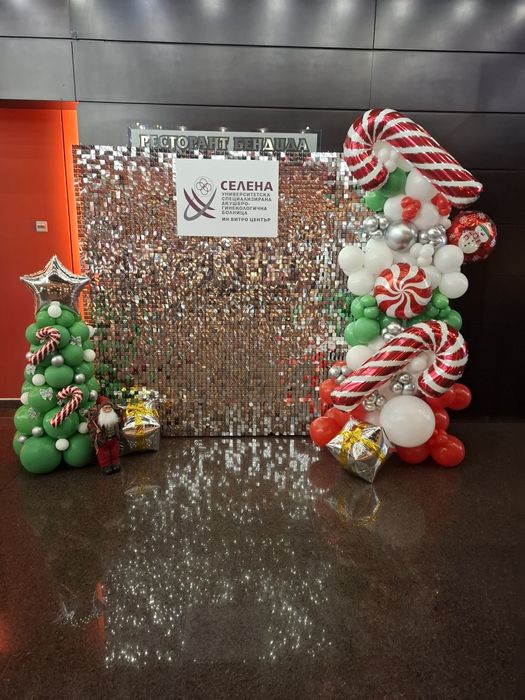 Украса с балони за рожден ден, кръщене и други поводи