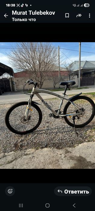 Спортивный велосипед.