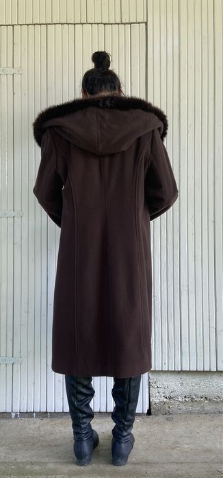 Palton/ mantou lana gluga Nelmar