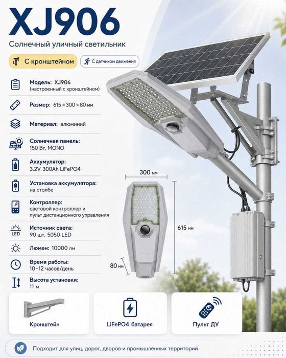 Солнечный Прожектор XJ-906 600Ватт