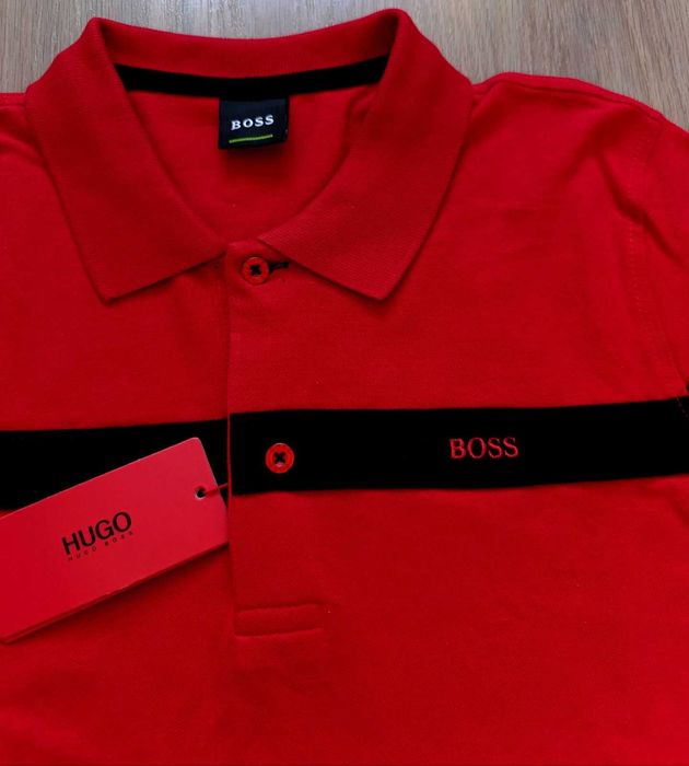 Мъжки тениски с яка Hugo Boss